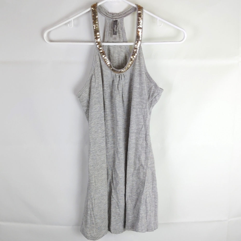 Charlotte Russe Sequins Tank Top Blouse Womens S Party Going Out Contemporary